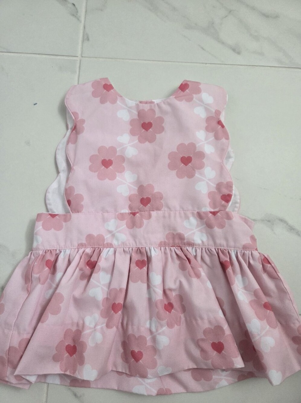 Cecil And Lou Girls Pink Floral Heart Top Size 2t